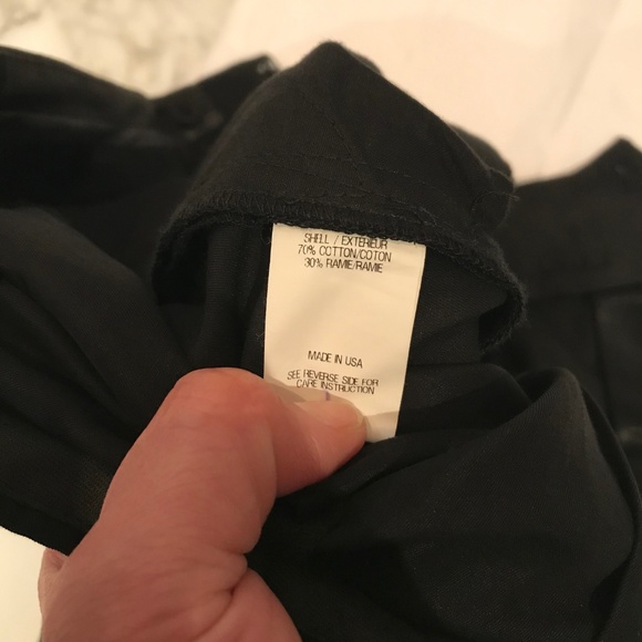 Theory linen pants pleated front sz4 - Picture 5 of 8